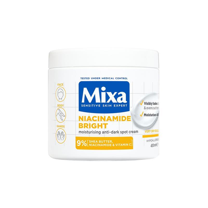 Mixa Niacinamide Bright Moisturising Anti-dark Spot Cream 400ml