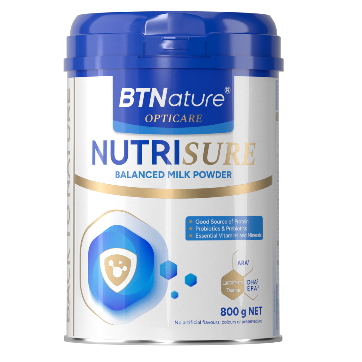 BTNATURE OPTICARE NUTRISURE平衡牛奶粉800g