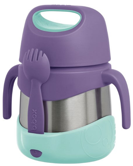 B.ボックス絶縁食品ジャーライラックポップ