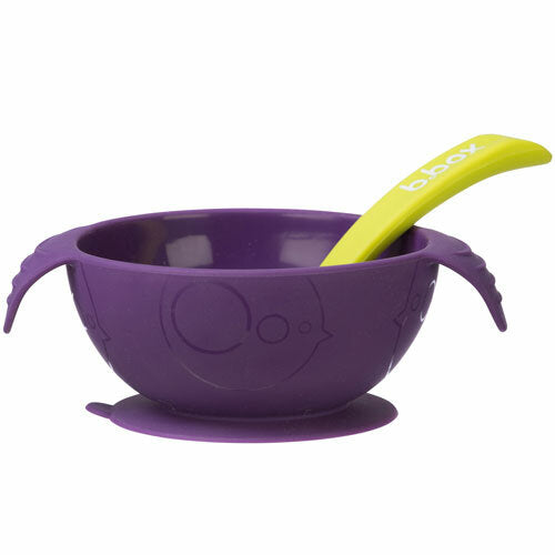 B.Box Silicone First Feeding Set Passion Splash 6m+