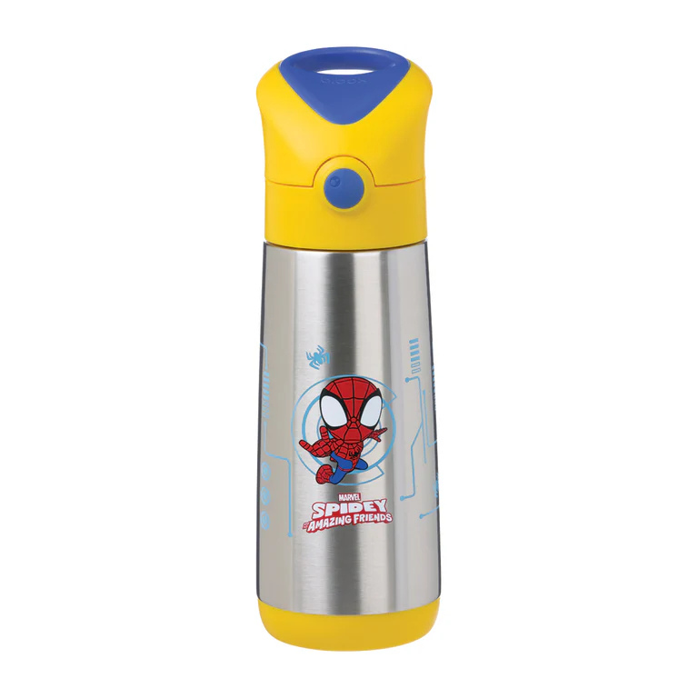B.Box Insulated Drink Bottle 500ml - Spidey