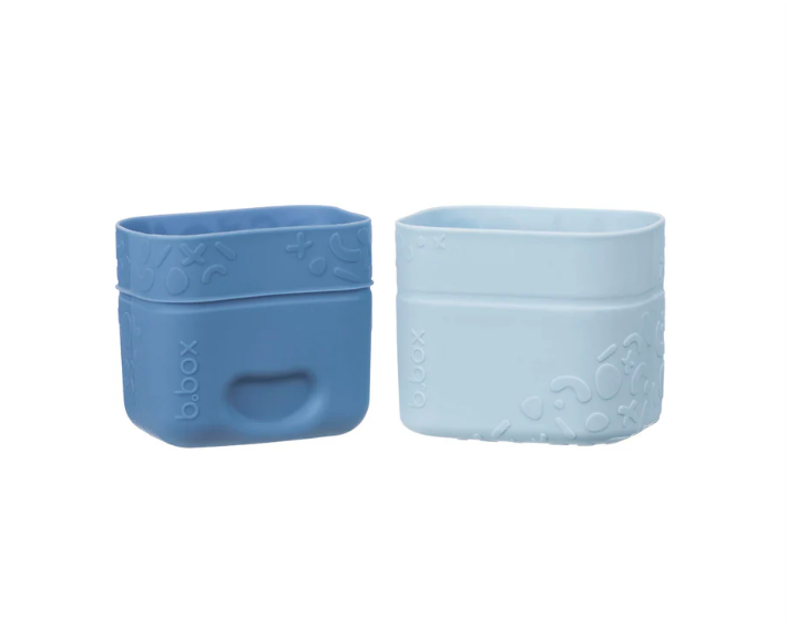 B.ボックスシリコーンスナックカップ - オーシャン