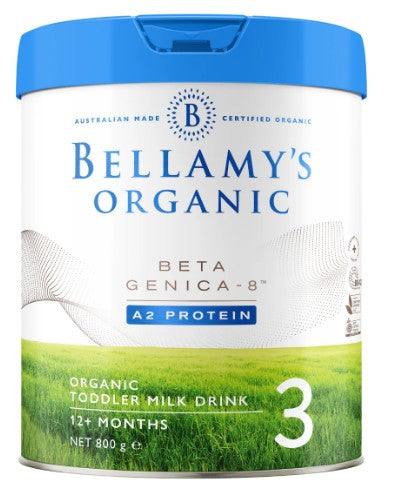 Bellamy's Organic Beta Genica-8 A2 Protein Step 3 Toddler Milk Drink 800g
