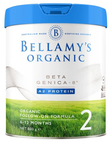 Bellamy's Organic Beta Genica-8 A2 Protein Step 2 Follow On Formula 800g