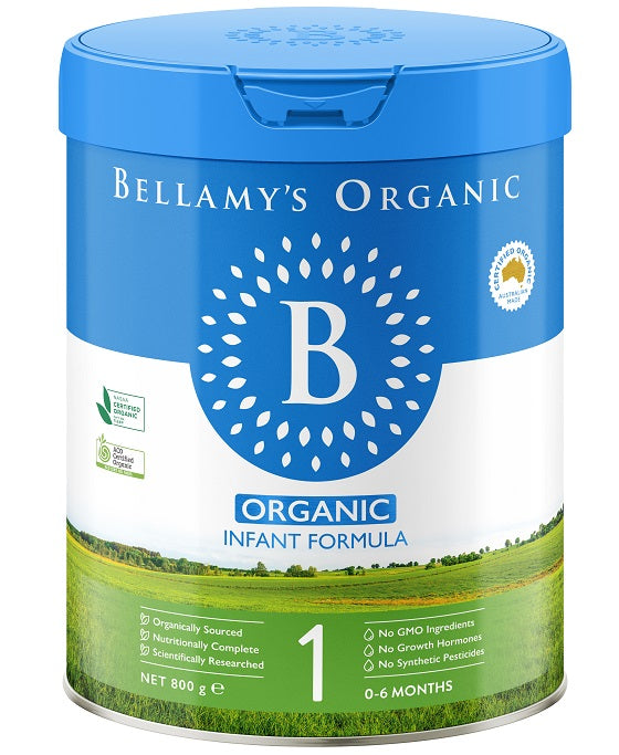 Bellamyの有機幼児粉砕0〜6か月ステージ1 900g