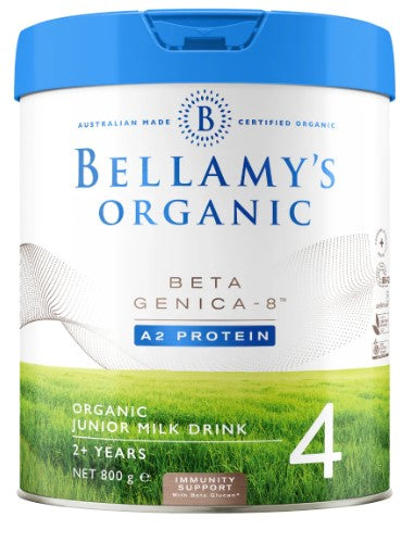 Bellamy's Organic Beta Genica-8 A2 Protein Step 4 Junior Milk Drink 800g