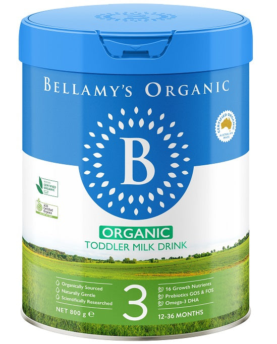 Bellamy's Organic Step 3 Toddler Milk Drink 12+ Months 800g