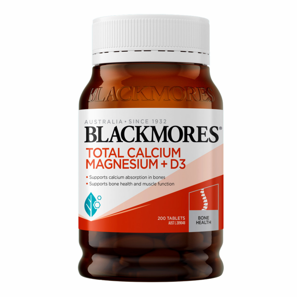 Blackmores Total Calcium & Magnesium + D3 200 Tablets