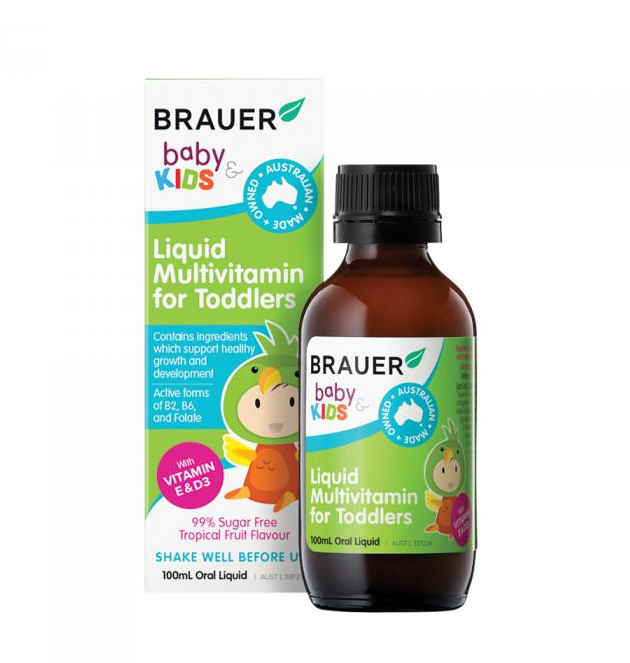 Brauer Baby & Kids Liquid Meditive Vitamin cho trẻ mới biết đi 100ml