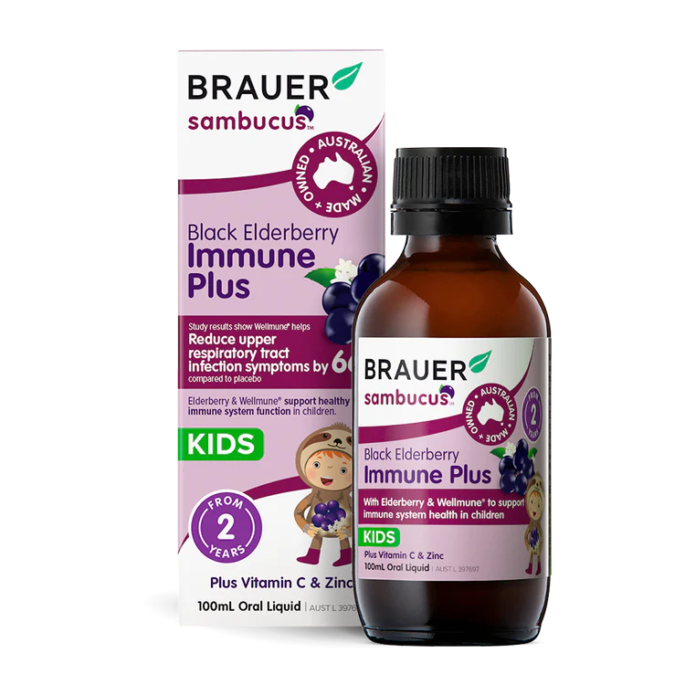 Brauer Sambucus Black Elderberry Immune Plus 100ml