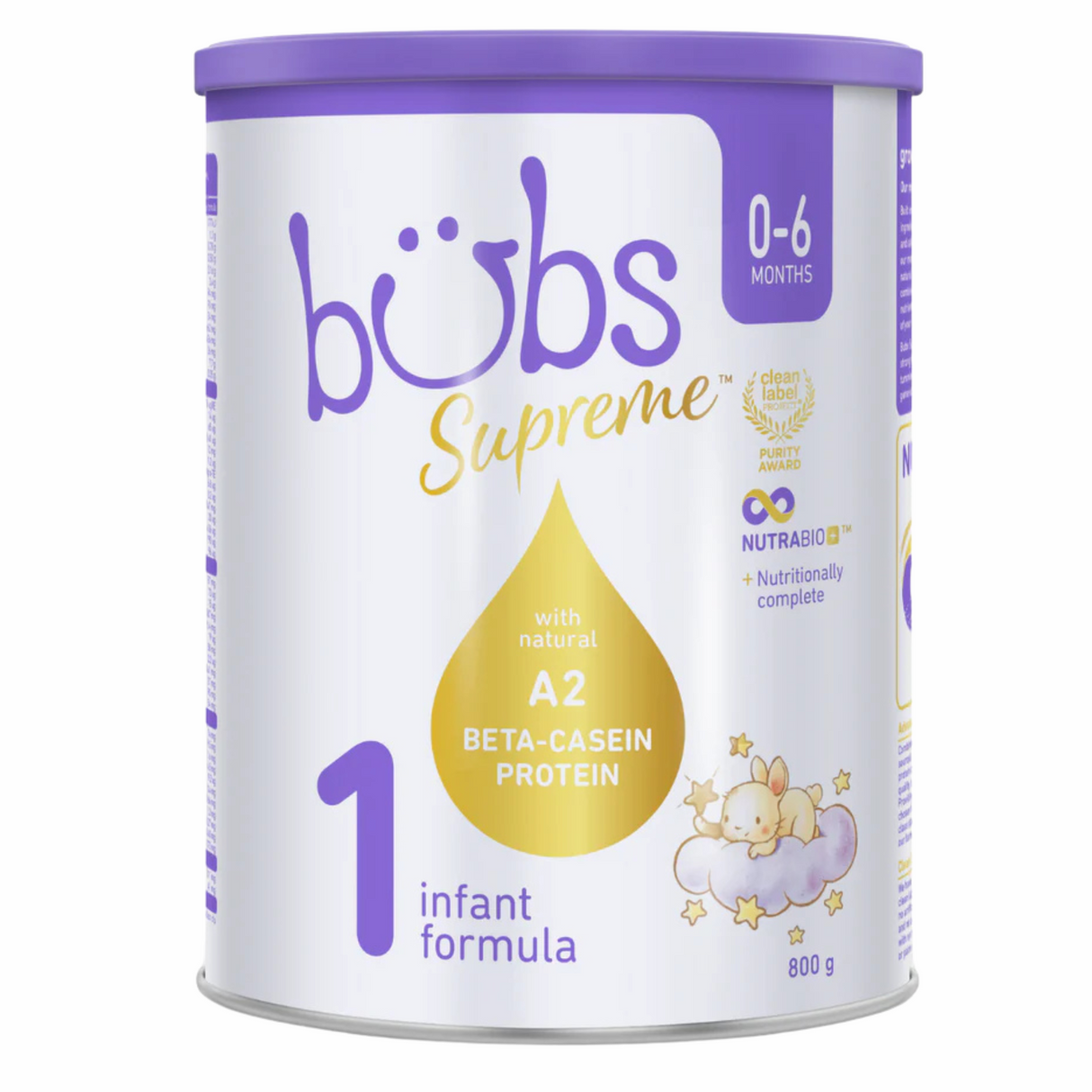 Bubs Supreme A2 Infant Formula Stage 1 800g