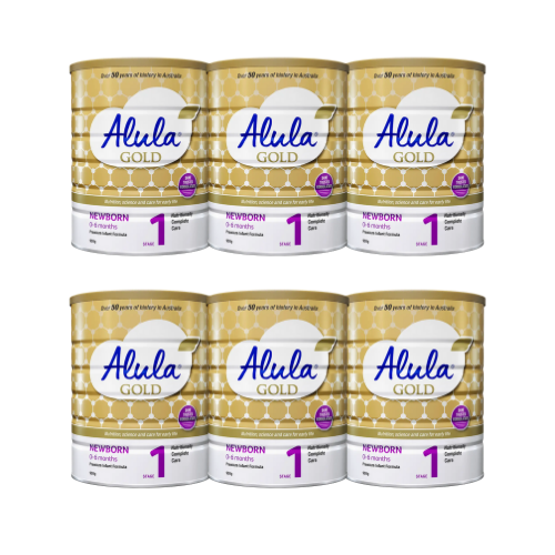 Alula Gold Infant Formula Stage 1 0-6 Months 900g X 6 BUNDLE