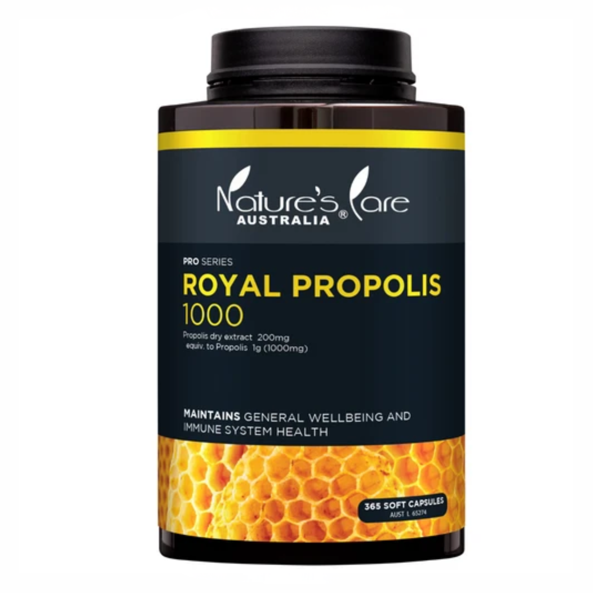 Nature's Care Pro Series Royal Propolis 1000 365 Capsules