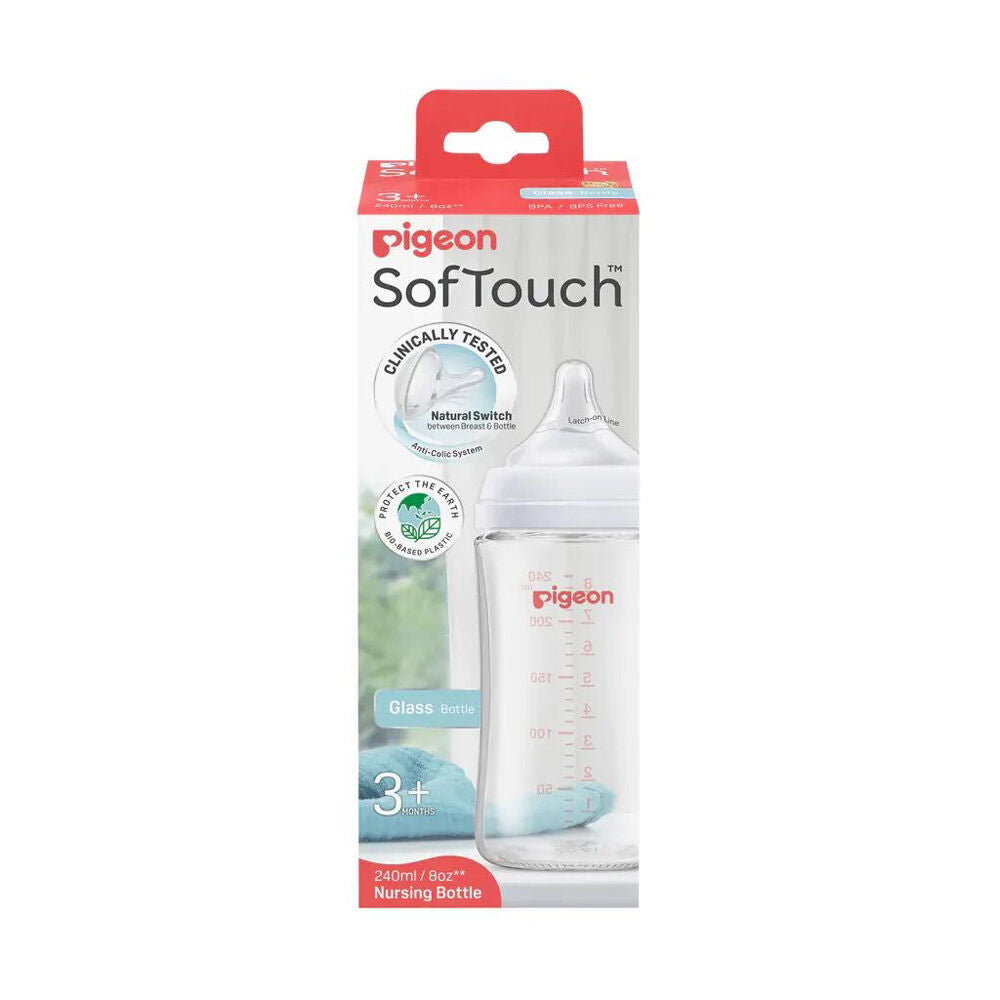 Pigeon Softouch BPP Nursing Bottle Glass 3m+ 240mL
