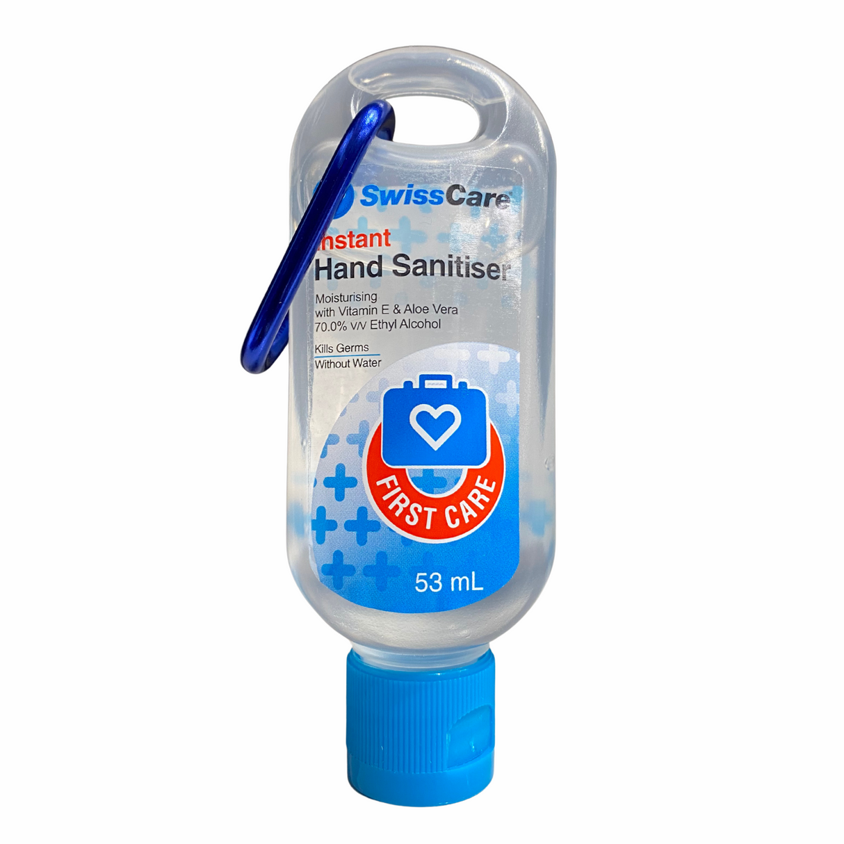 クリップ53mlを備えたSwisscare Instant Hand Sanitiser