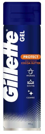 Gillette Protect Shave Gel with Cocoa Butter 195g