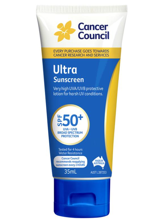 Cancer Council Ultra Sunscreen SPF50+ 35ml