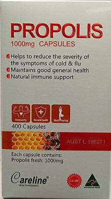 Careline Propolis 1,000 มก. 400 แคปซูล