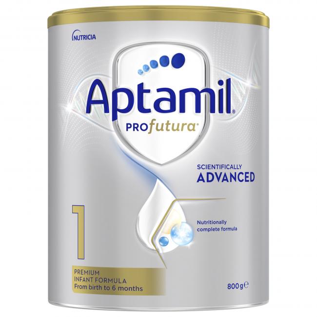 Aptamil Profutura 1 สูตรพรีเมี่ยมขั้นสูงสำหรับทารก 0-6 เดือน 800g (แพ็คเกจใหม่)