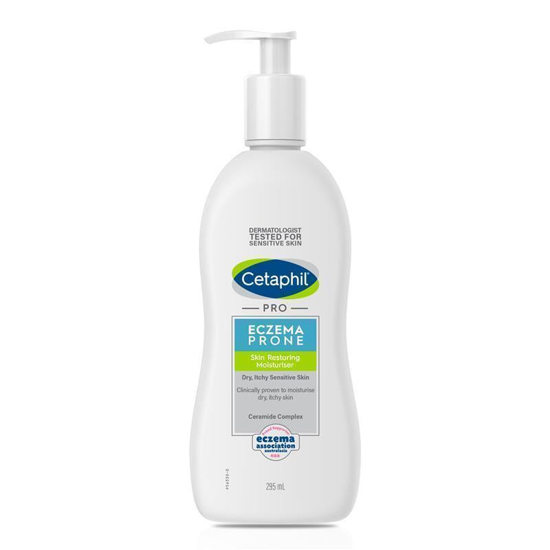 Cetaphil Pro Eczema มีแนวโน้มที่จะฟื้นฟูความชุ่มชื้นร่างกาย 295ml