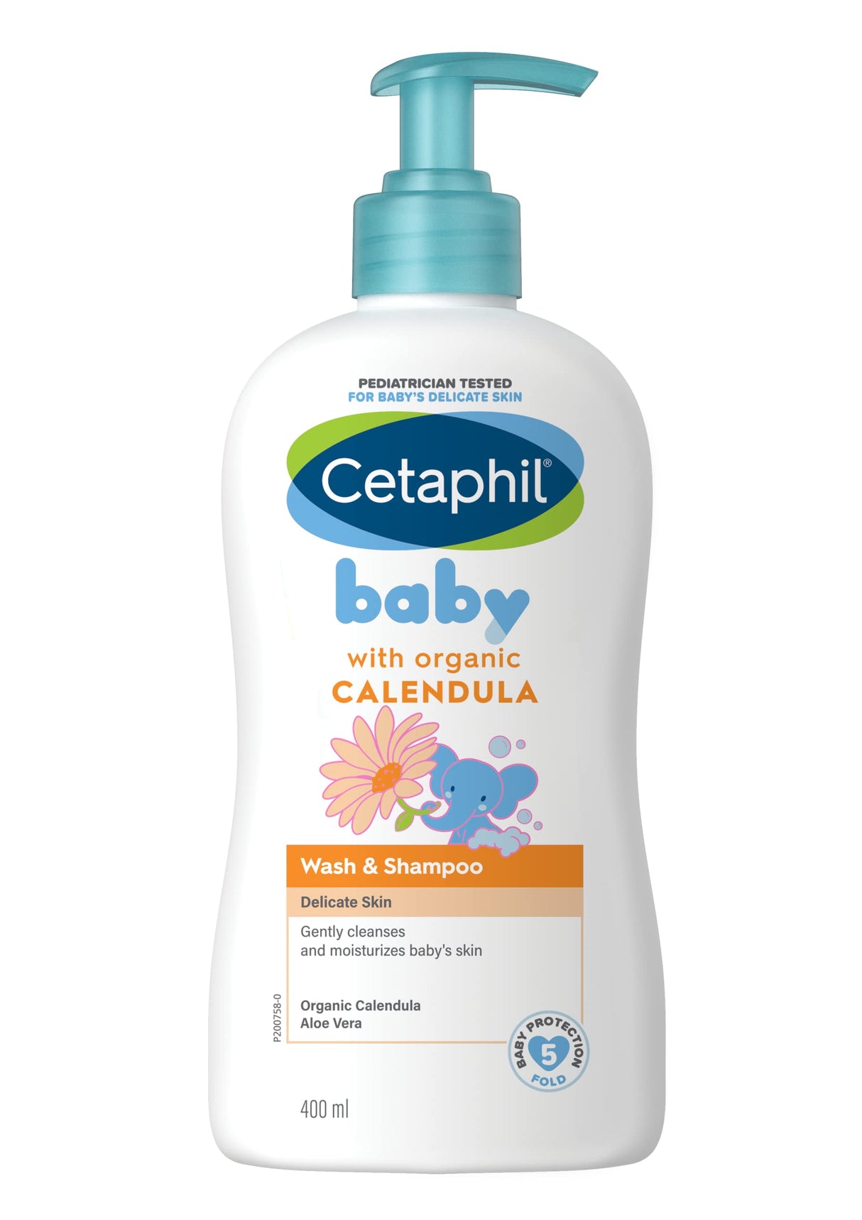 Cetaphil Baby Calendula Calendula Wash และแชมพู 400 มล.