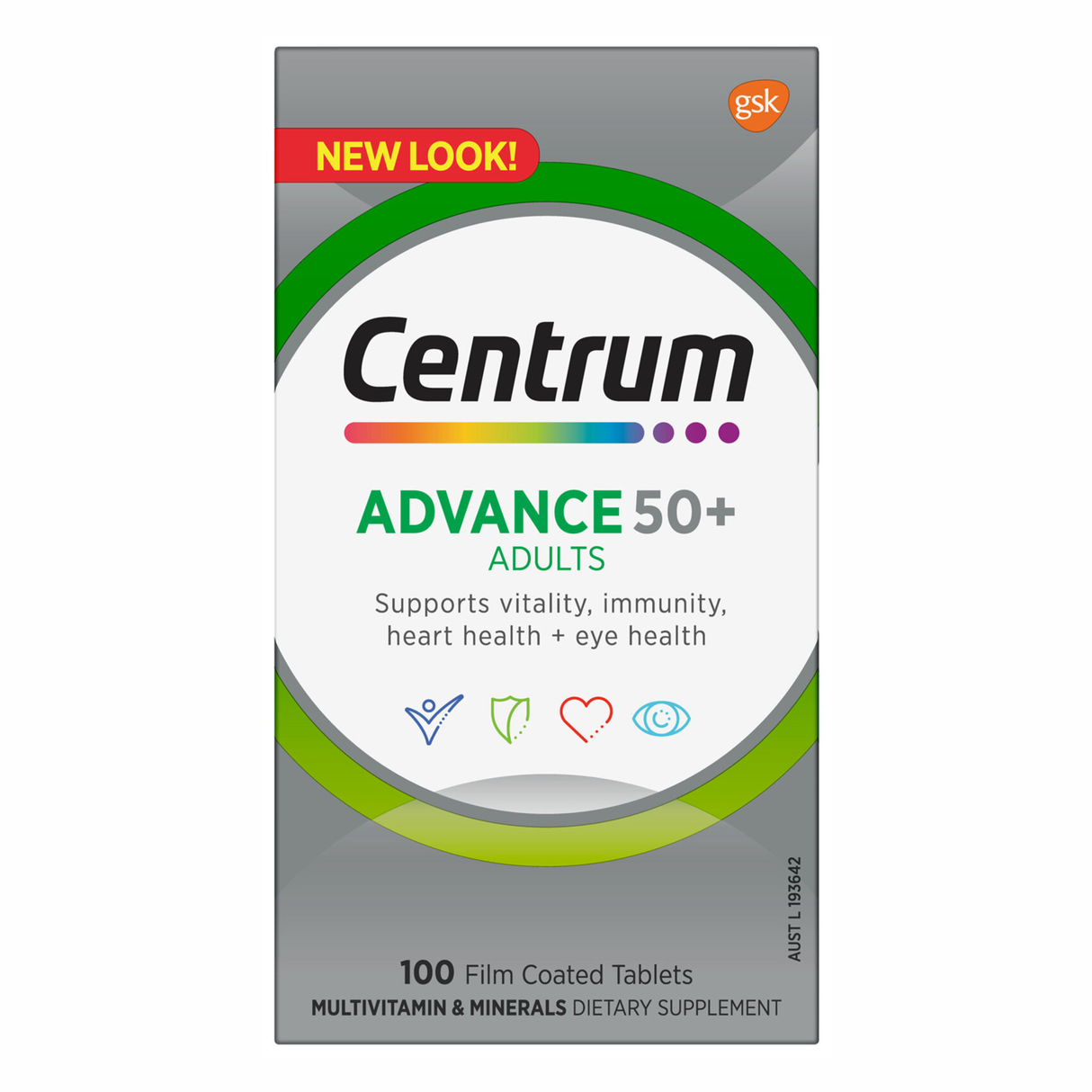 Centrum Advance ผู้ใหญ่ 50+ 100 เม็ด