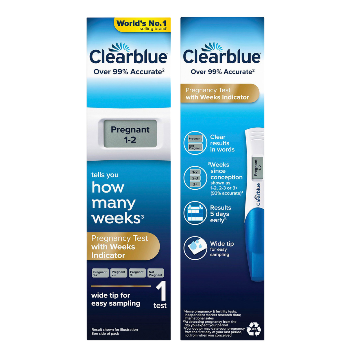 ClearBlueデジタル妊娠テスト-1デジタルテスト