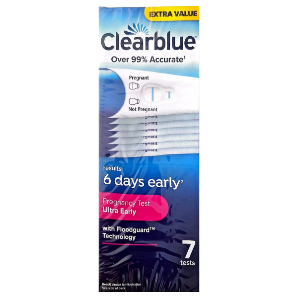 ClearBlue การทดสอบการตรวจจับก่อนกำหนด 7 แพ็ค