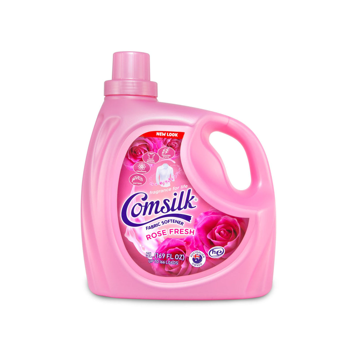Comsilk Fabric Softener Rose Fresh 5L
