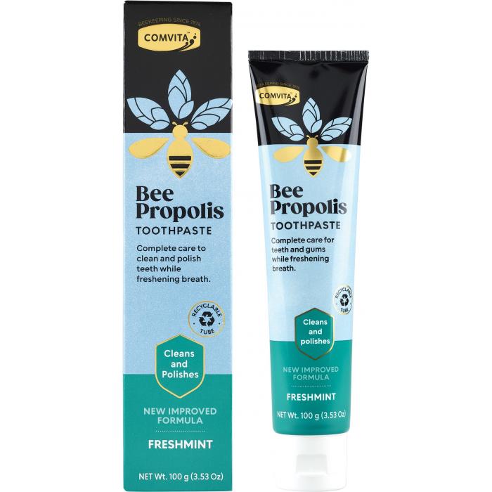 Comvita Bee Propolis Cleans and Polishes Toothpaste - Freshmint 100g