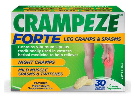 Crampeze Forte Legs Cramps & Spasms 30 Capsules - RPP ONLINE