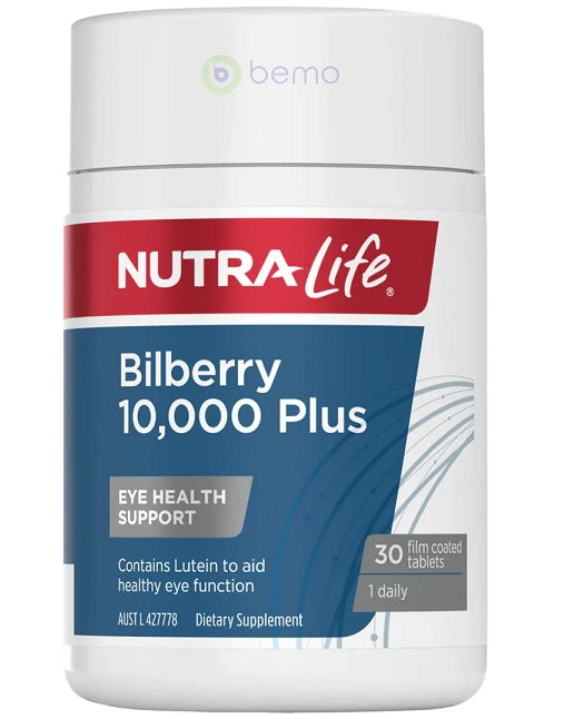 Nutralife Bilberry 10,000 บวก 30 เม็ด