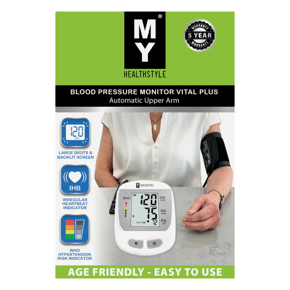 MY Healthstyle Blood Pressure Monitor Vital Plus