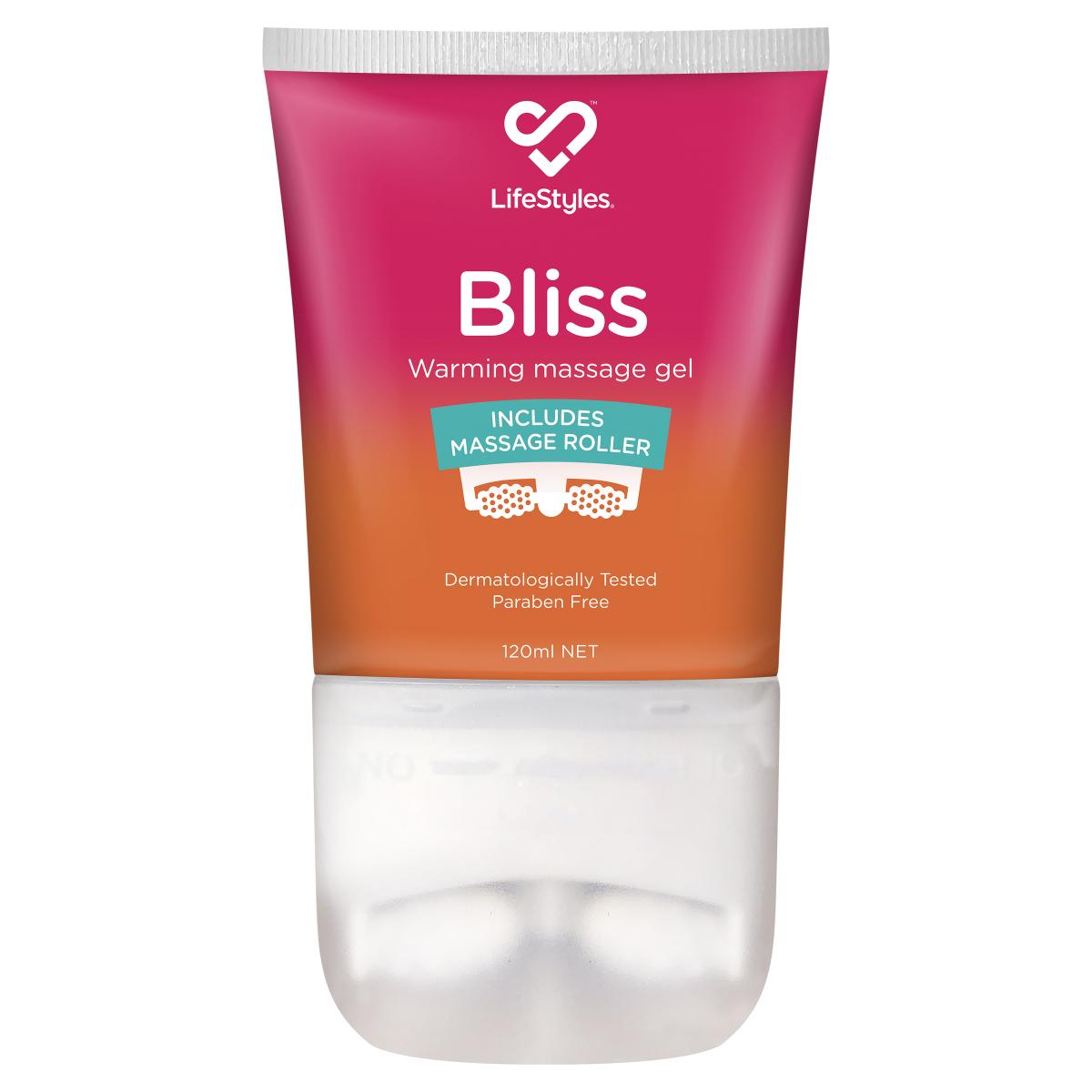 Lifestyles Bliss Warming Massage Roller Gel 120mL (EXP: 28/02/2026)
