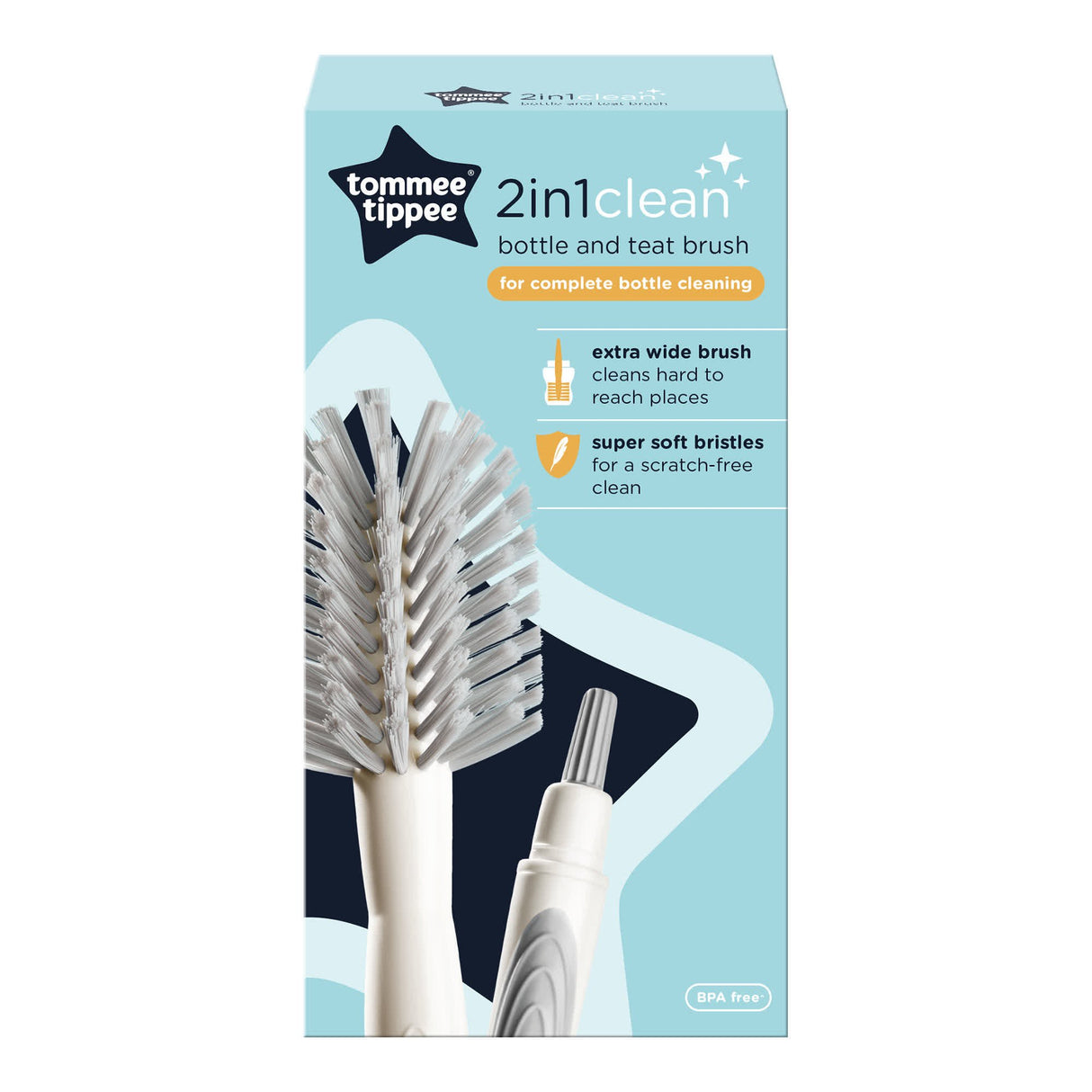 Tommee Tippee 2-in-1 Baby Chai & Teat Brush