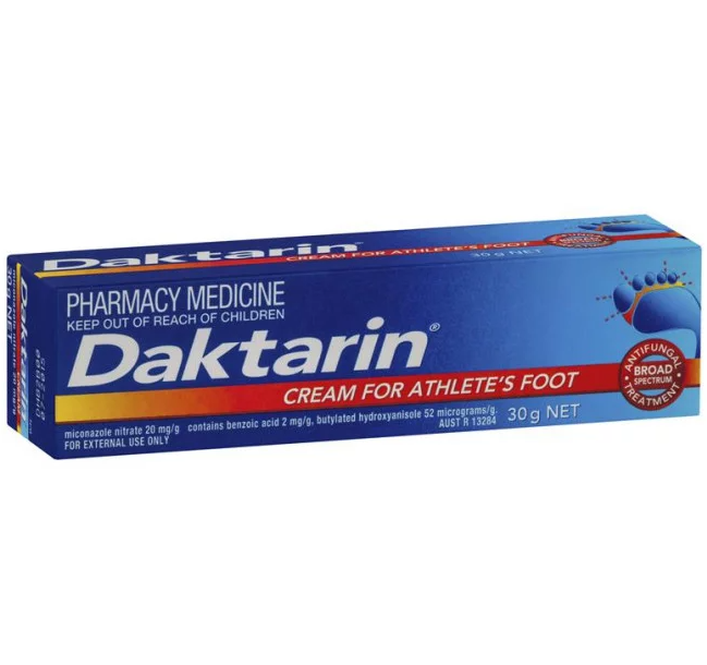 Daktarin 2% Cream for Athlete's Foot 30g