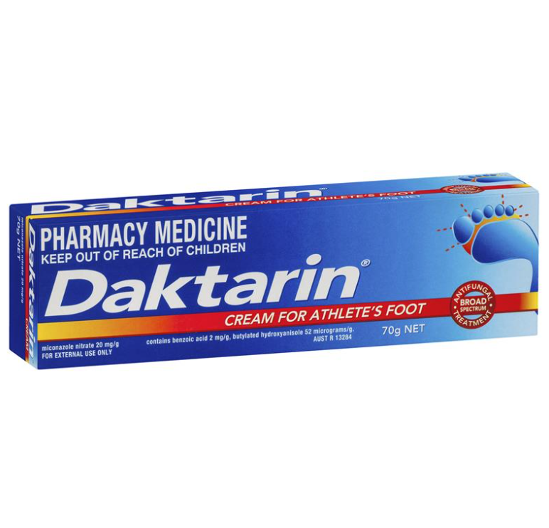 Daktarin 2% Cream for Athlete's Foot 70g