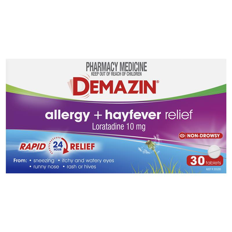 Demazin Allergy & Hayfever 30 เม็ด