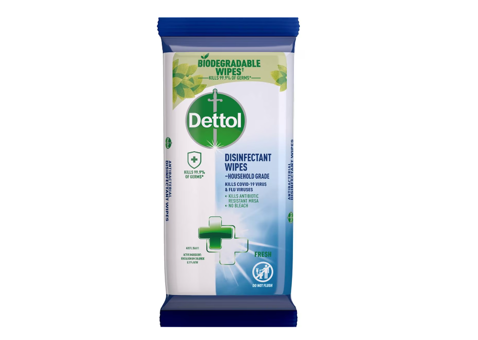 Dettol đa năng làm sạch chất khử trùng lau tươi 45 gói