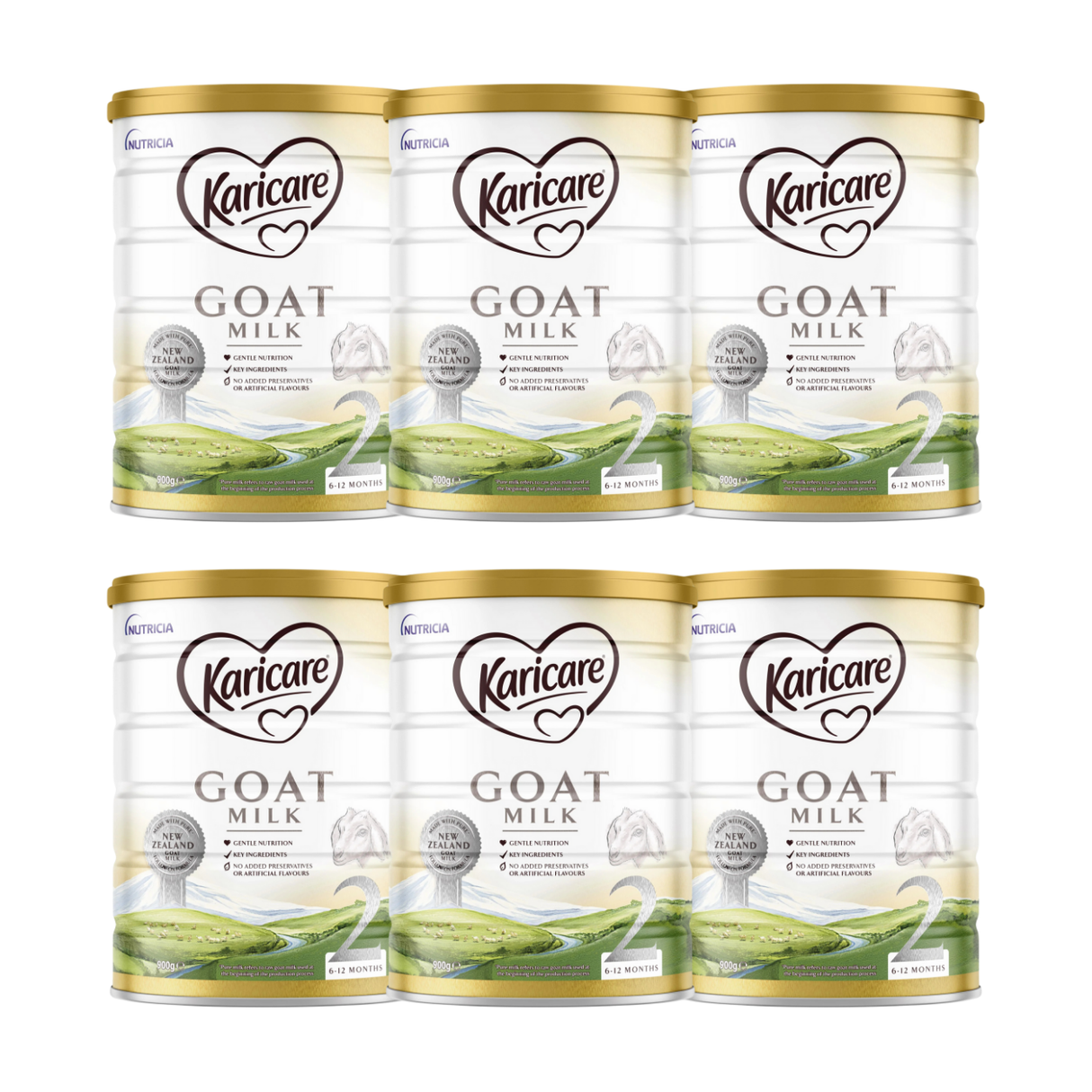 Karicare Goat Milk Stage 2 Follow On Formula 900g X 6 BUNDLE