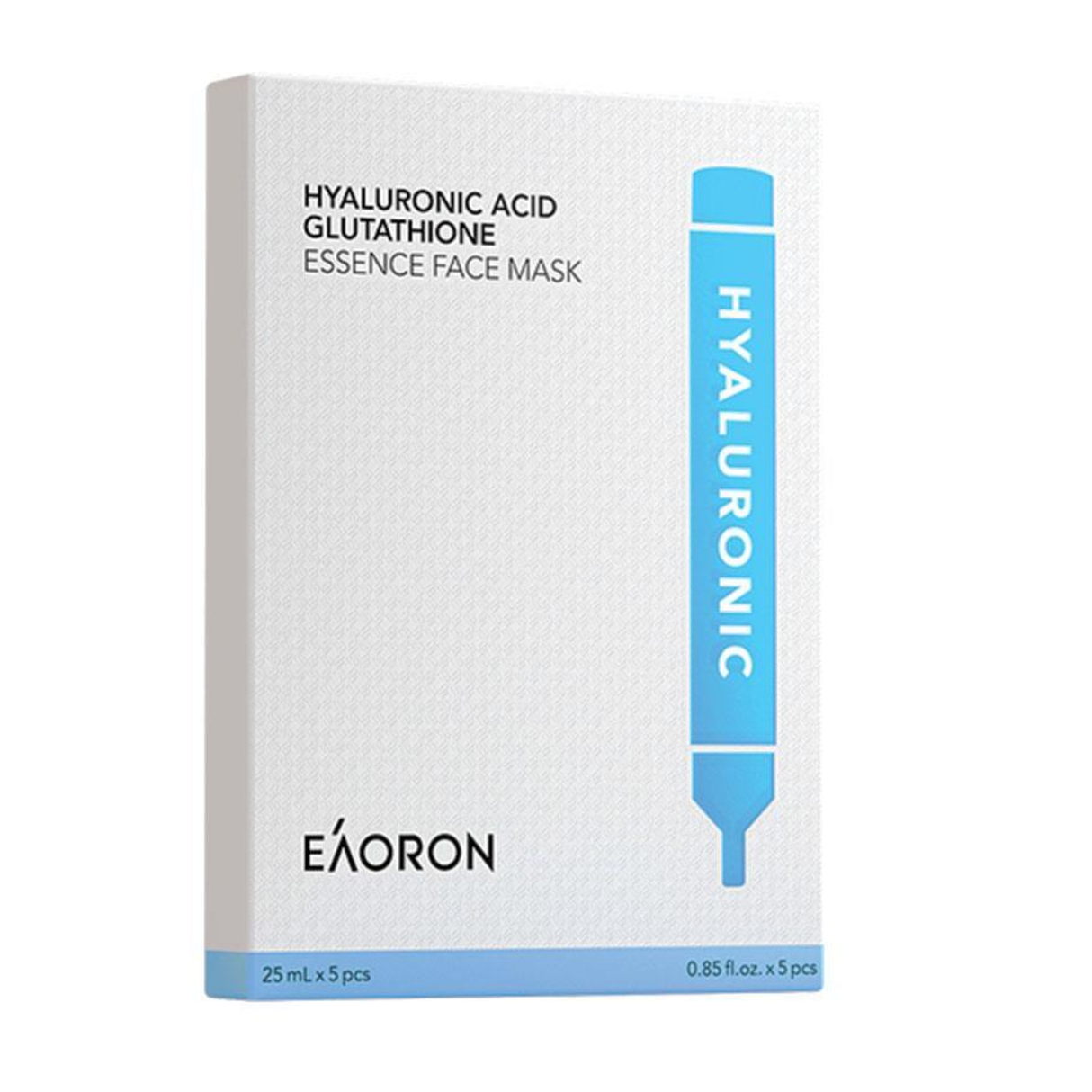 Eaoron Hyaluronic Acid Glutathione Essence Face Mask 5pcs x 25ml
