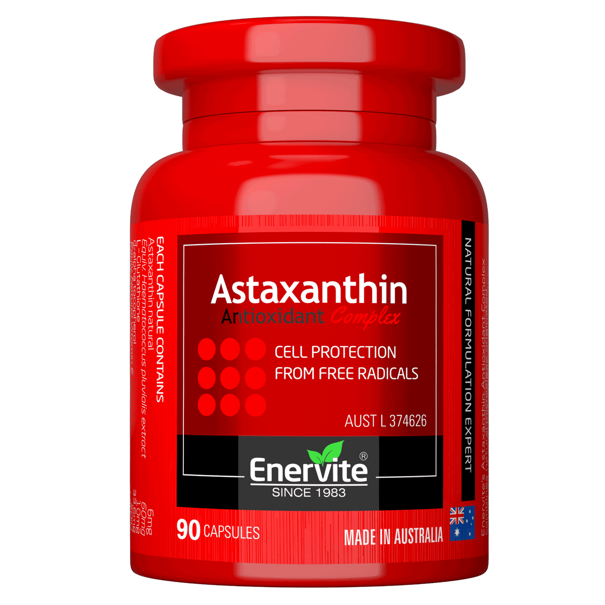 EnerVite Astaxanthin Antioxidant Complex 90 Capsules