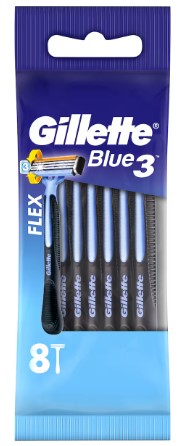 Gillette Blue 3 Razors Duzors 8 Pack Pack