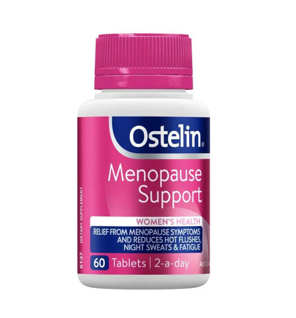 Ostelin Menopause Support Women's Health 60 Tablets