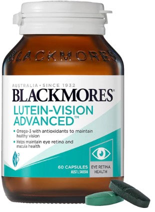 Blackmores Lutein Vision Advanced 60 Capsules (EXP: 21/03/2026)
