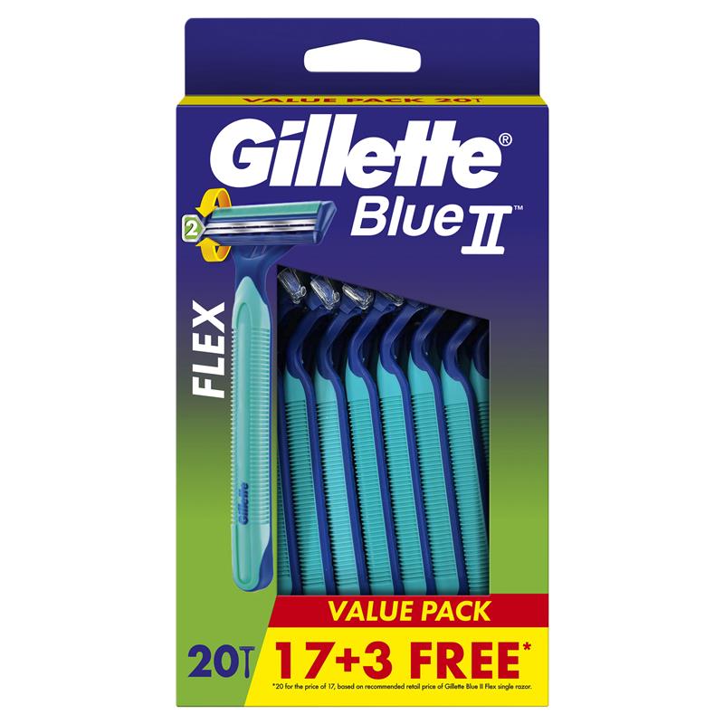 Gillette Blue II Flex 20 Pack