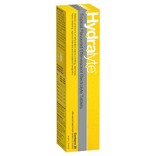 Hydralyte Tropical Flavoured Effervescent Electrolyte 20 Tablets - RPP ONLINE