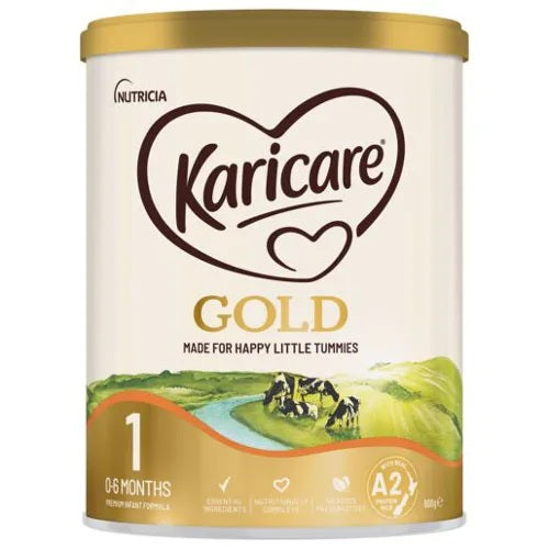 Karicare Gold Plus+ A2 Protein Sữa Công thức Trẻ sơ sinh Giai đoạn 1 900G