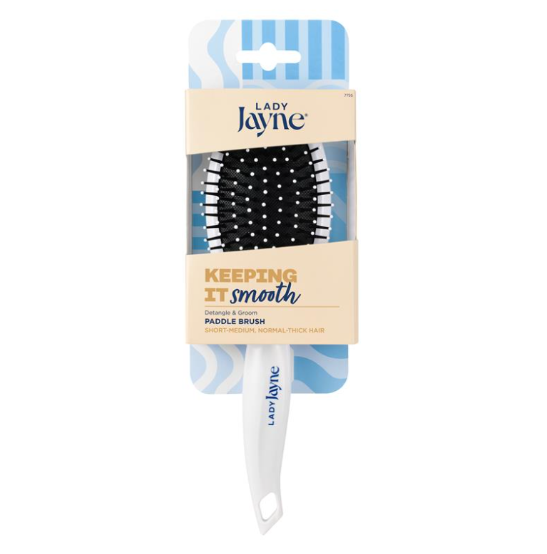 Lady Jayne White Nylon Ball Tipped Cushion Pad Brush