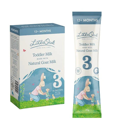 Littleoak Milk Milk Milk Toddler Milk ขั้นตอนที่ 3 ซอง 6 x 30g